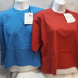 Coach crop tee (L/M) 4 pack